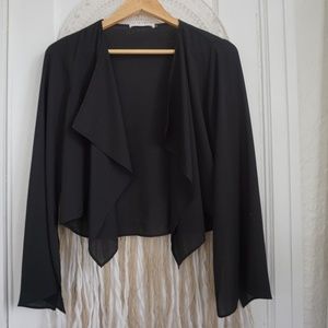 Sheer Flowy Blazer